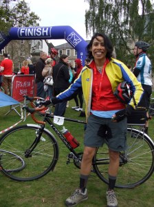 The elation of the finish line!